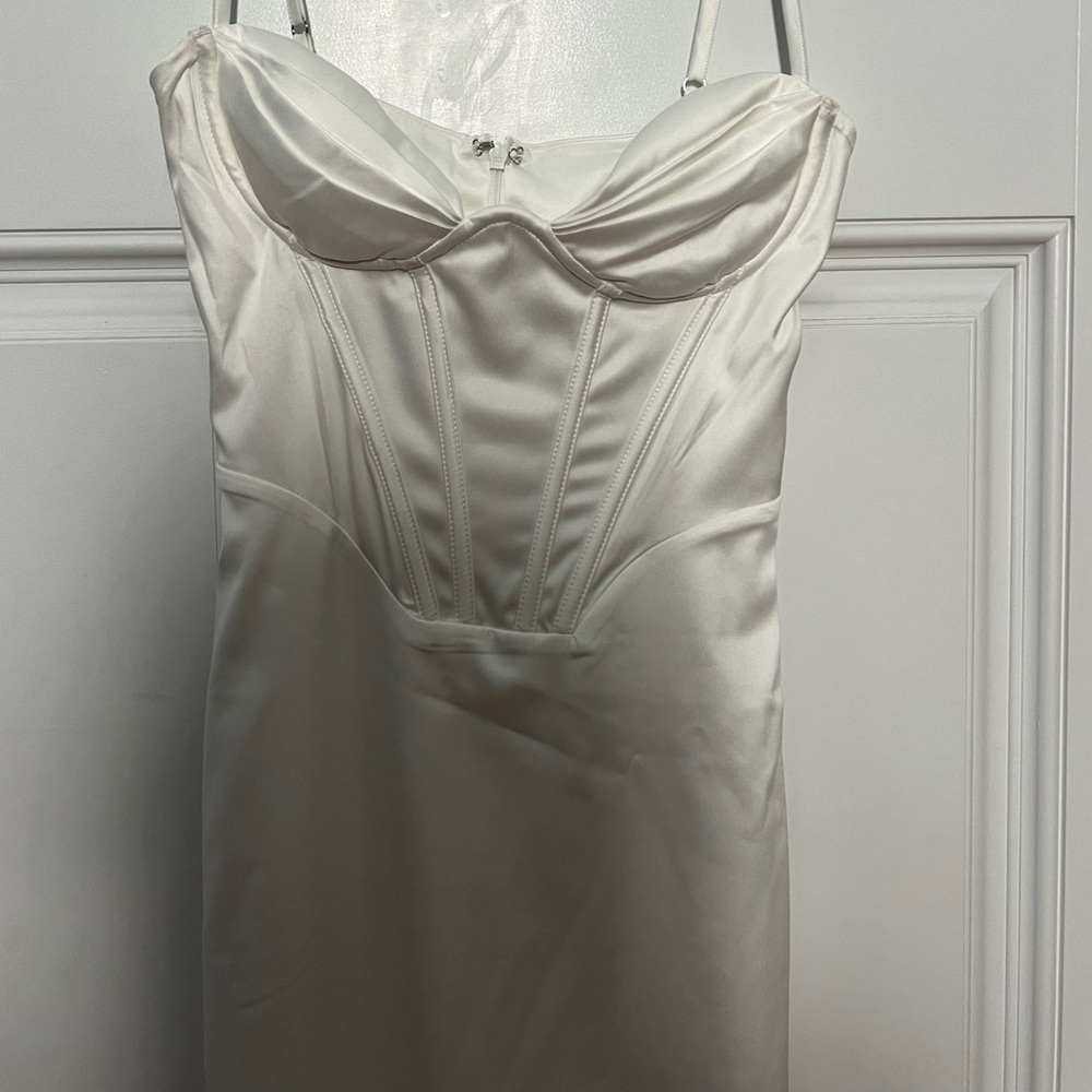 NWT Navy blue Babyboo prom dress Sz XS